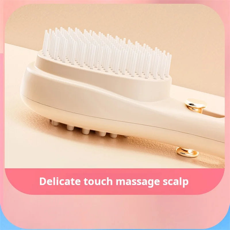 Portable Self-Cleaning Hair Brush Anti-Static Scalp Massage Comb Magic Retractable Hair Comb Detangling Brush Salon Styling Tool